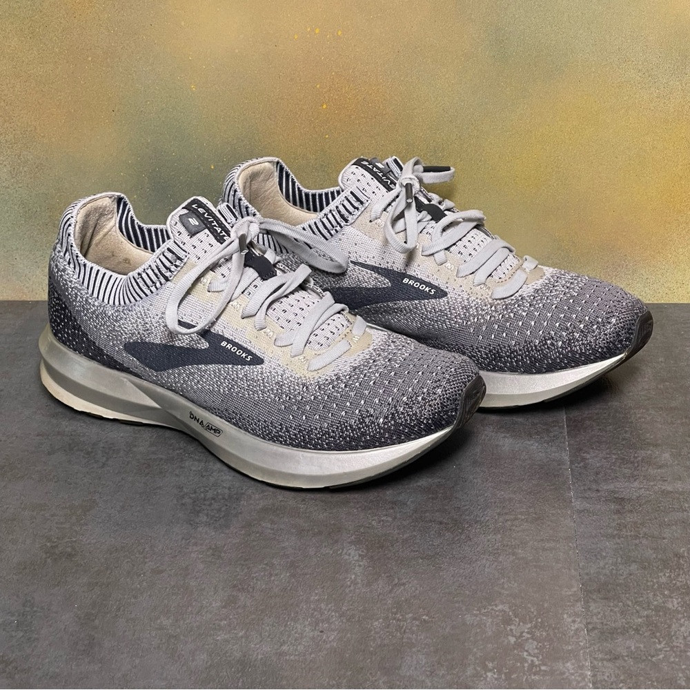 Brooks Women's Grey and White Running Shoes